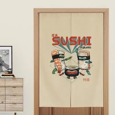 Japon style Sushi Rideau rideau japonais décoratif