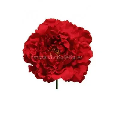 Viva la Feria Peonia fleur flamenca cheveux