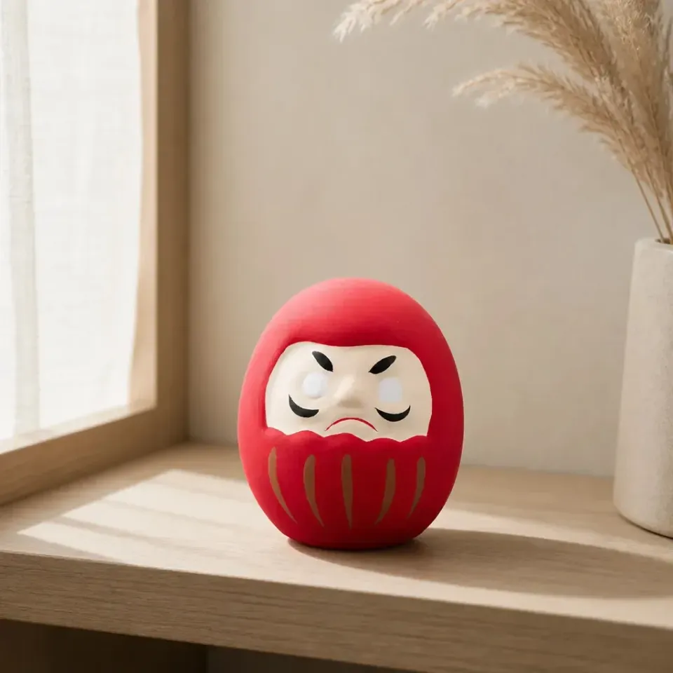 Esprit du Japon Figurine daruma japonaise porte-bonheur