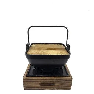 Japon style Biei set pot sukiyaki aluminium alcool