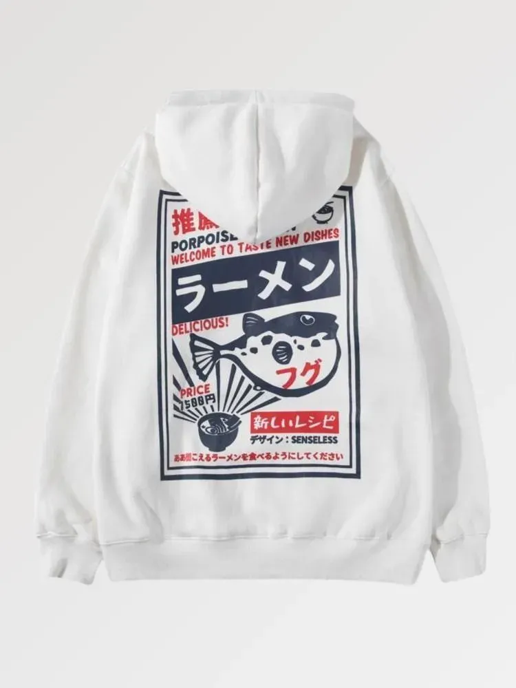 Japon style fish X Ramen sweat nourriture japonaise
