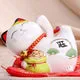 Esprit du Japon Maneki Neko sac pièces or figurine céramique