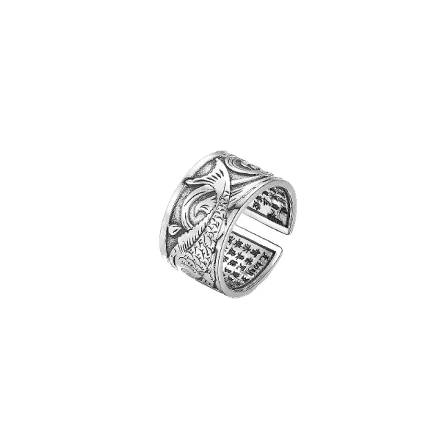 Japon style bague carpe koi bijou japonais