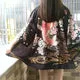 Esprit du Japon veste kimono carpe koï sakura fond noir