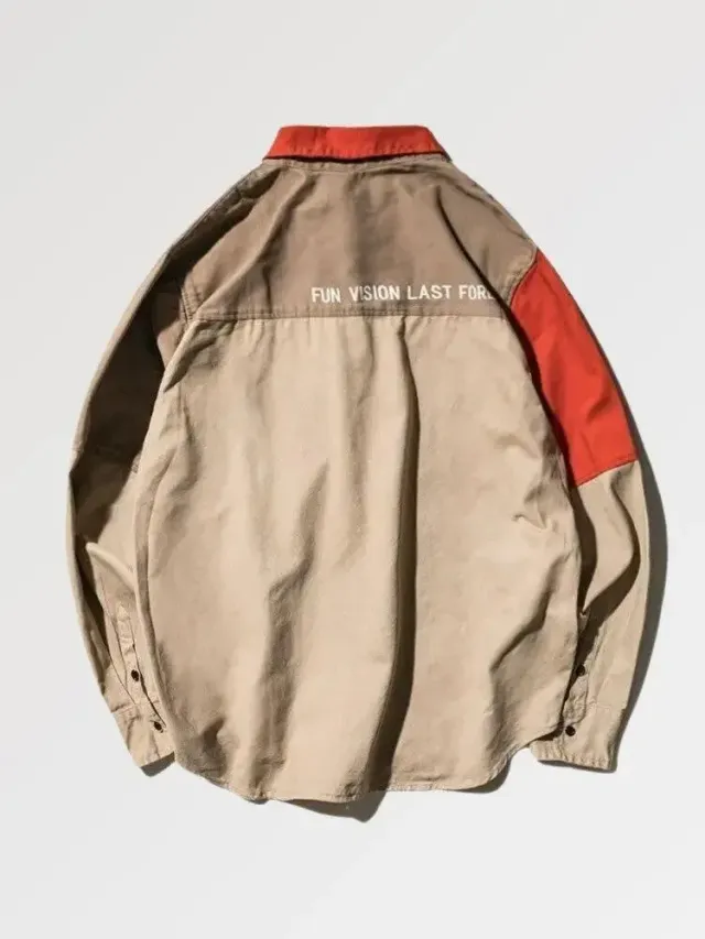 Japon style dynvision veste chemise oversize streetwear
