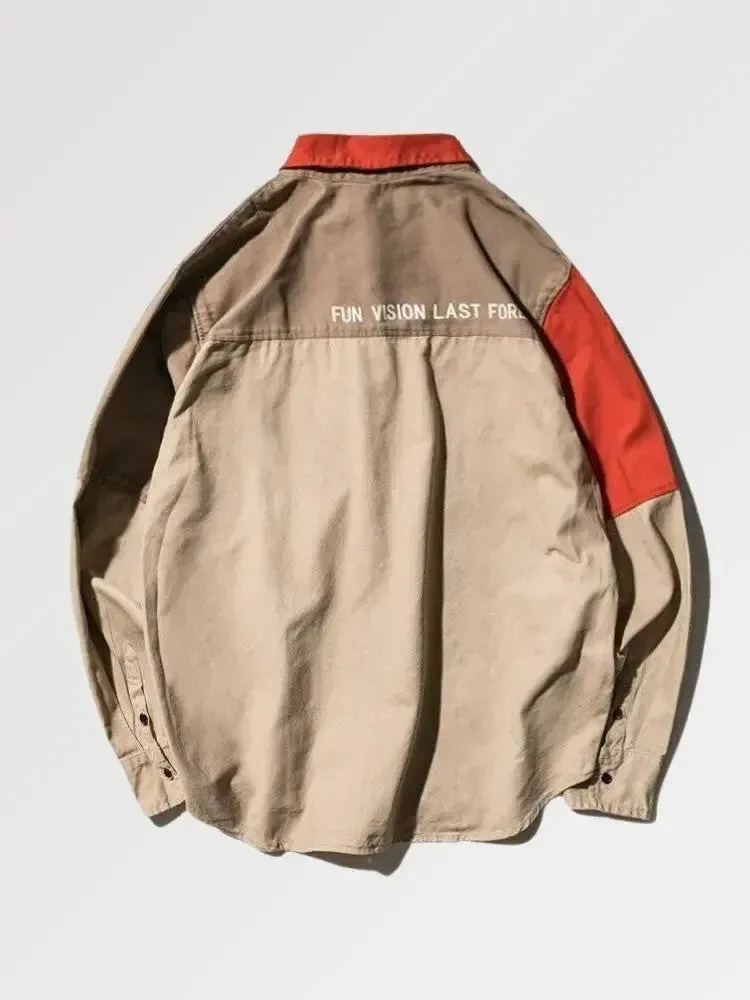 Japon style dynvision veste chemise oversize streetwear