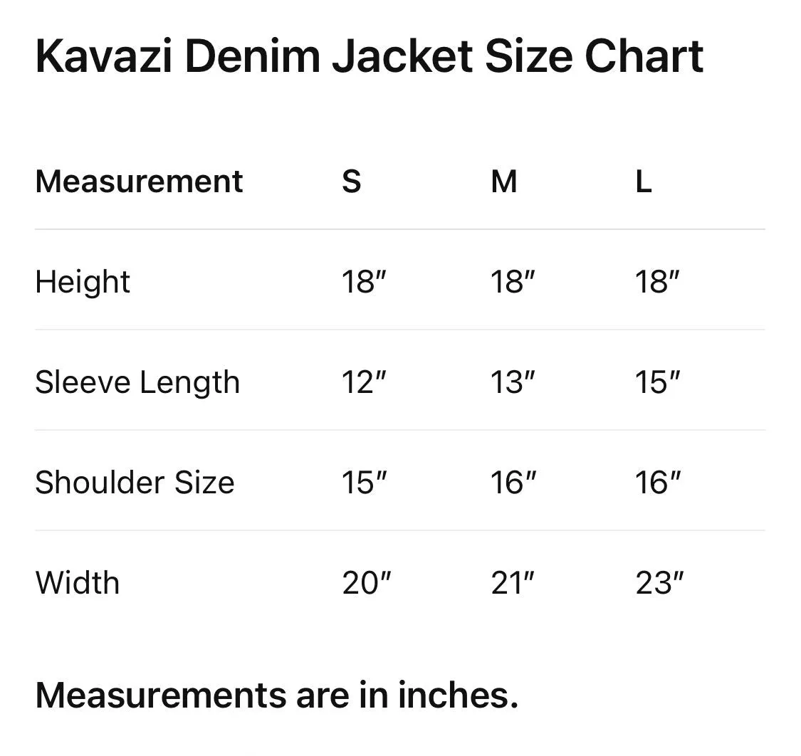 KAVAZI Denim Jacket with Ankara Patchwork veste en jean femme