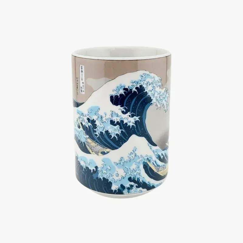 Japon style Grande Vague tasse japonaise sans anse