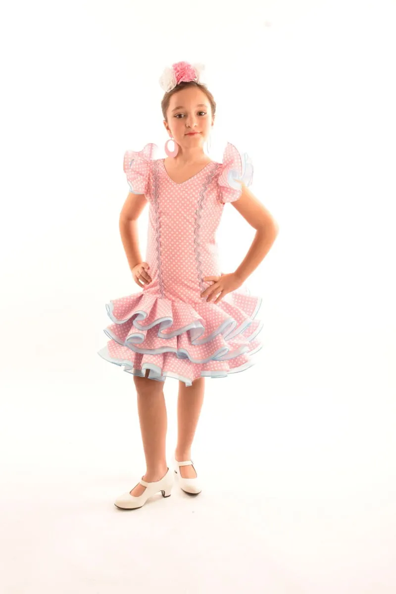 Viva la Feria Cayetana robe flamenco courte fille