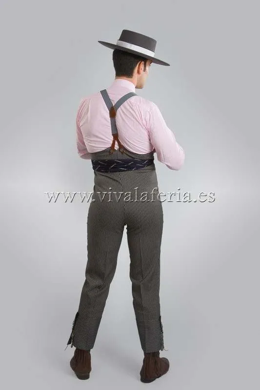 Viva la Feria pantalon campero homme taille haute