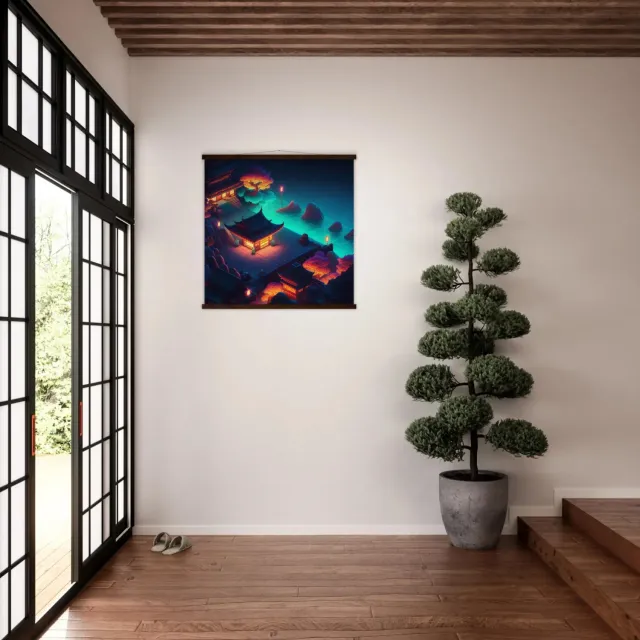 Japon style Tableau Koi x Hokusai