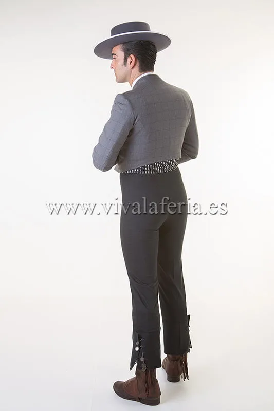Viva la Feria Corto costume campero gris marengo