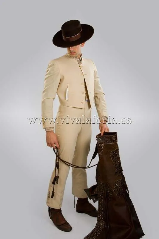 Viva La Feria costume campero carreaux lycra