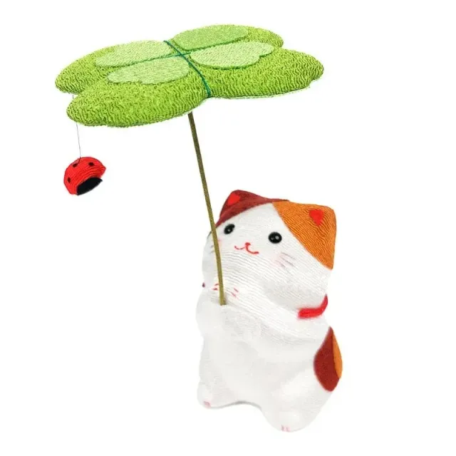 Japon style Chat Trefle figurine japonaise chance