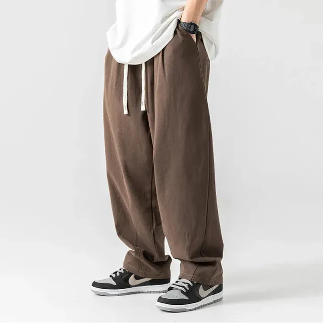 Japon style Ryozo Pantalon Confort Japonais en Coton