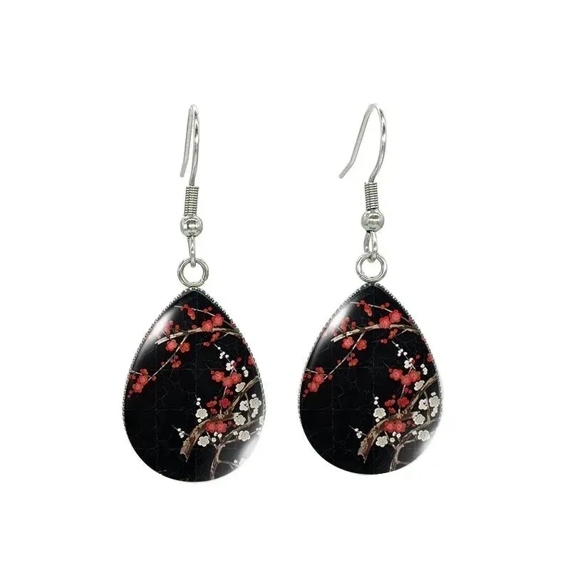 Japon style boucles d’oreilles japonaises traditionnelles