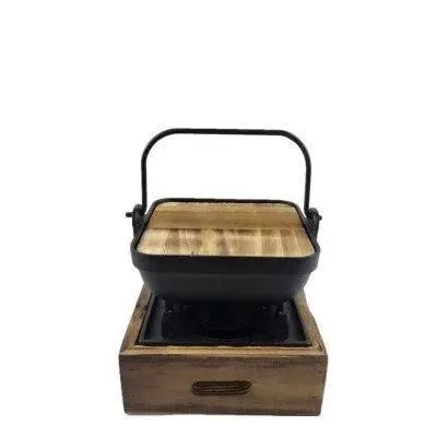 Japon style Biei set pot sukiyaki aluminium alcool