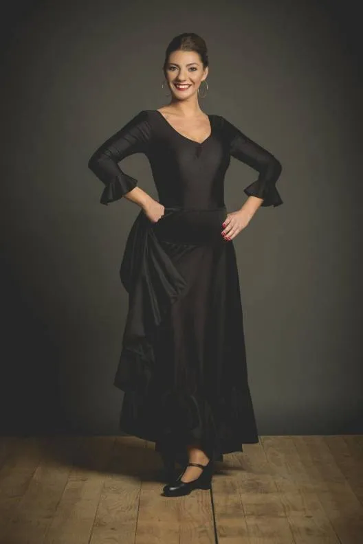Viva La Feria Volante jupe de danse flamenco enfant
