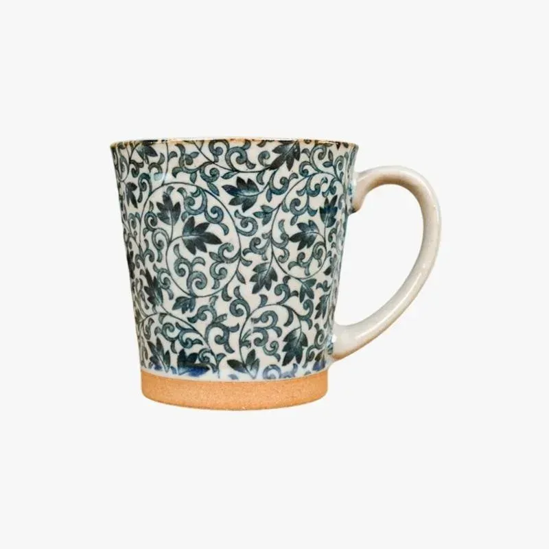 Japon style mug japonais céramique motif karakusa