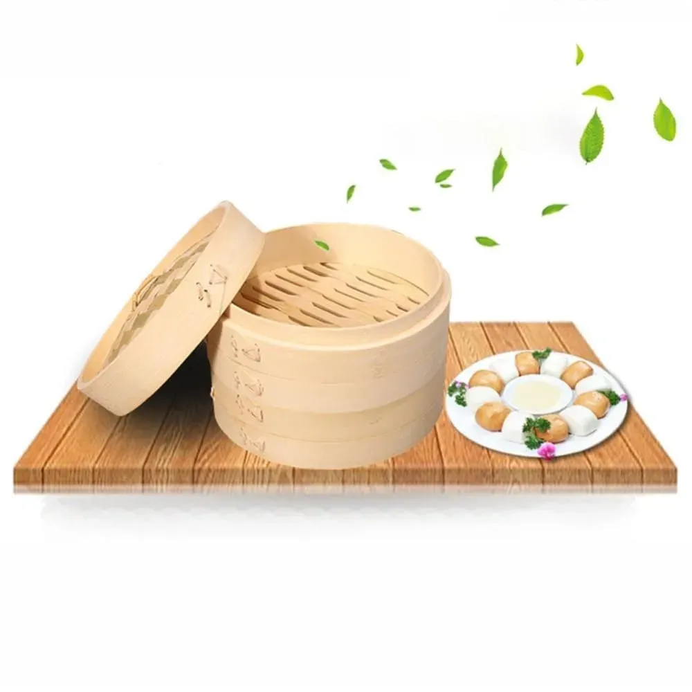 Japon style Bamboo Steamer Mishima panier vapeur bambou