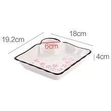 Japon style Sakura assiette japonaise fleurs