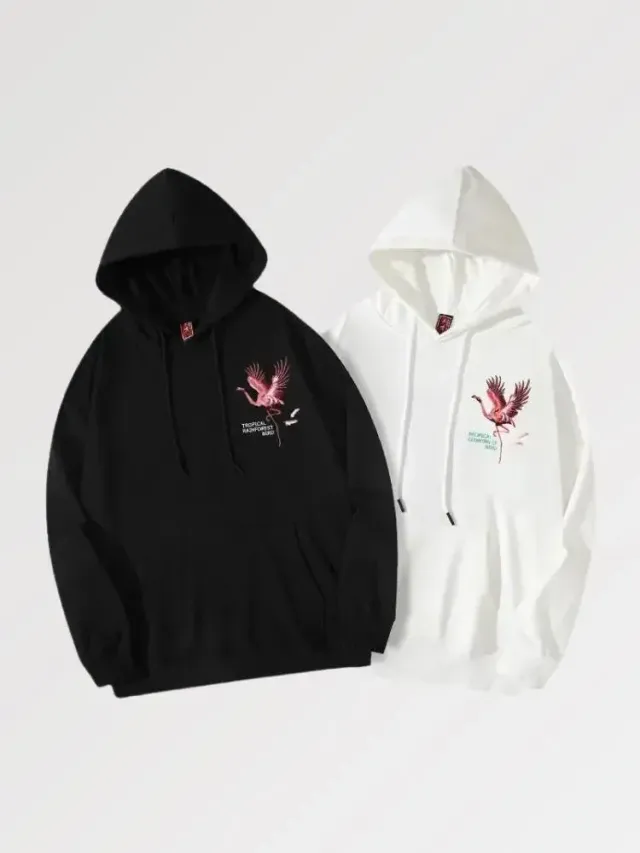 Japon style Hoodie Oiseau Japonais ‘cheonan’ sweat à capuche