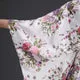 Esprit du Japon kimono floral satin obi manches amples