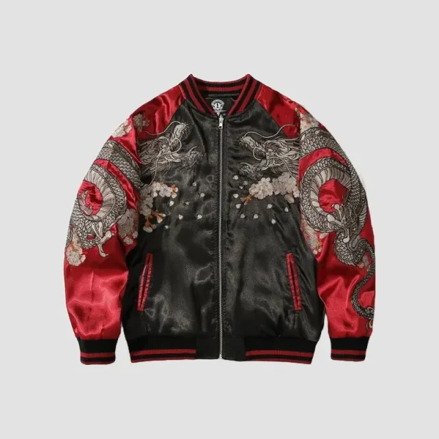 Japon style Sukajan veste homme brodée