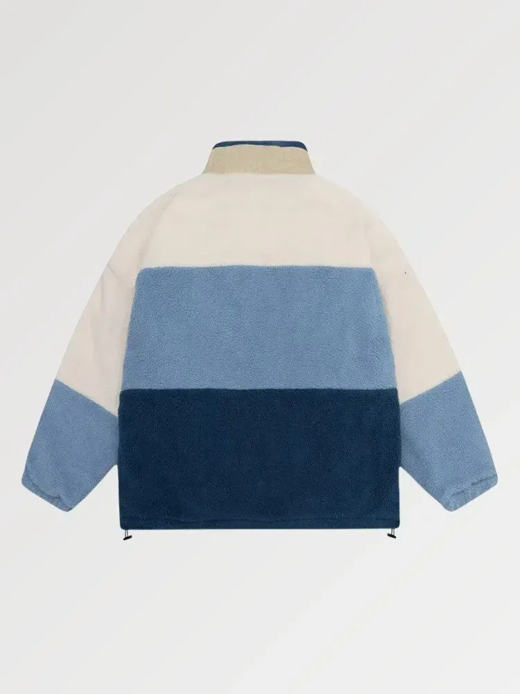 Japon style Mceor veste polaire brodée