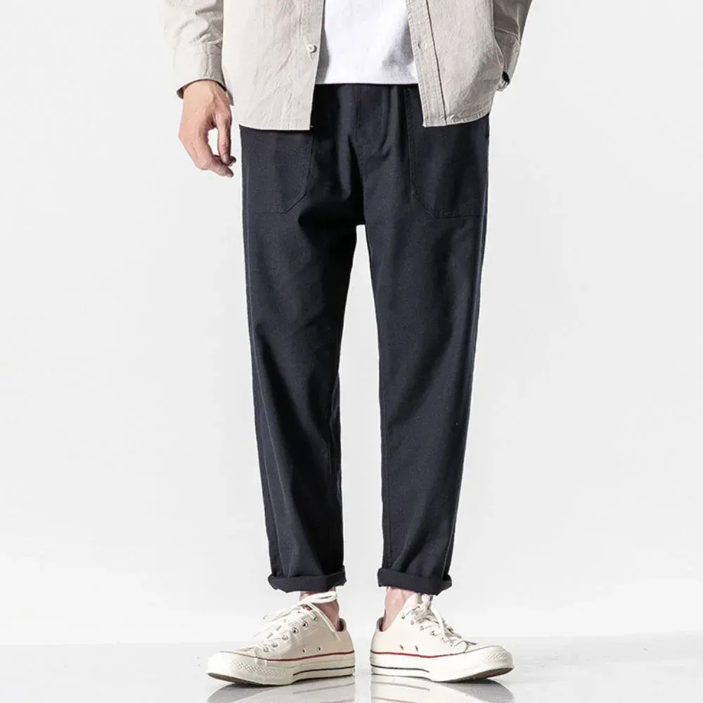 Japon style Asumi pantalon confort coupe ample