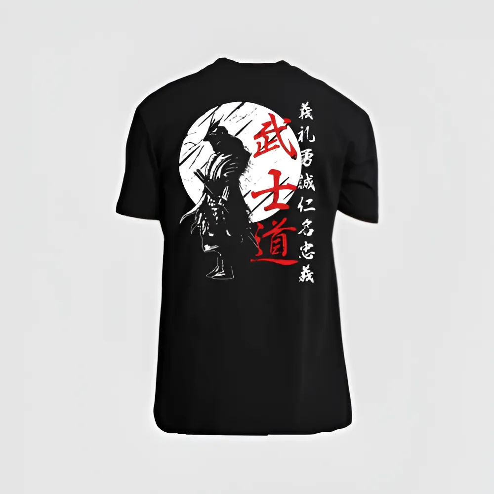 Japon Style Samurai T-shirt Motif Guerrier