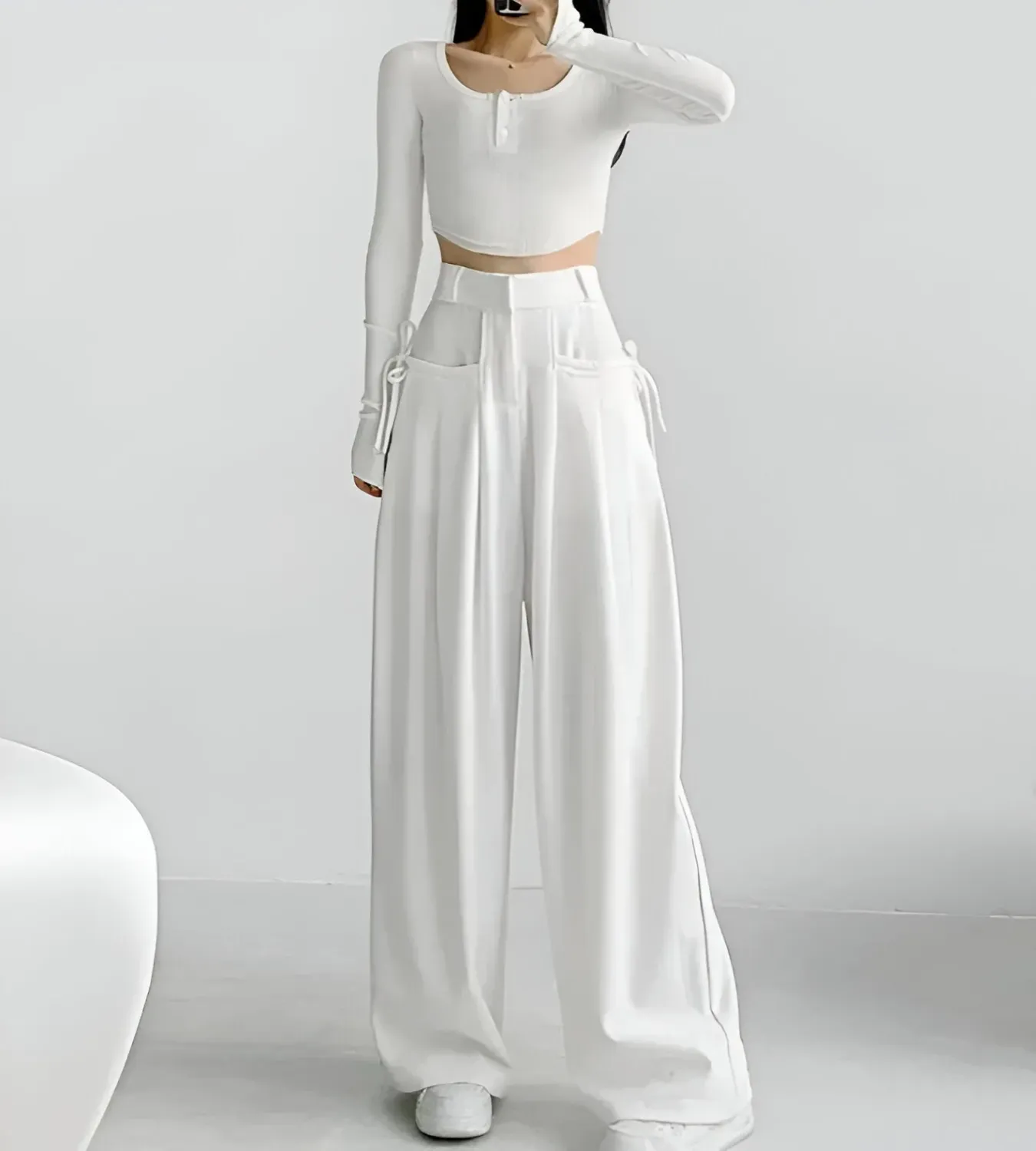 Japon style pantalon japonais femme coupe ample