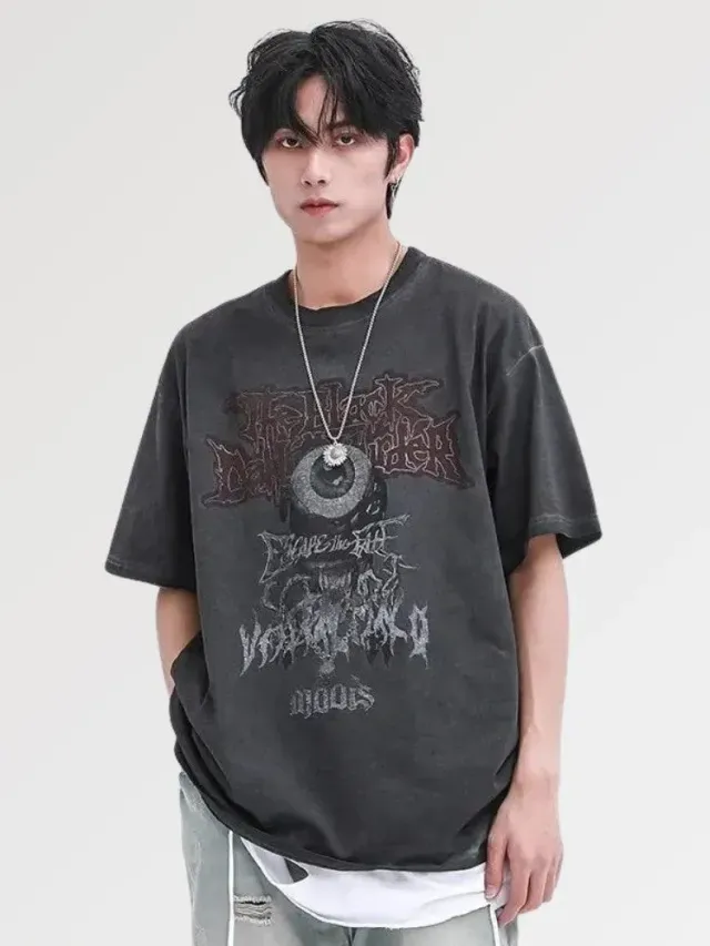 Japon style Tshirt Vintage toyoake t-shirt coton