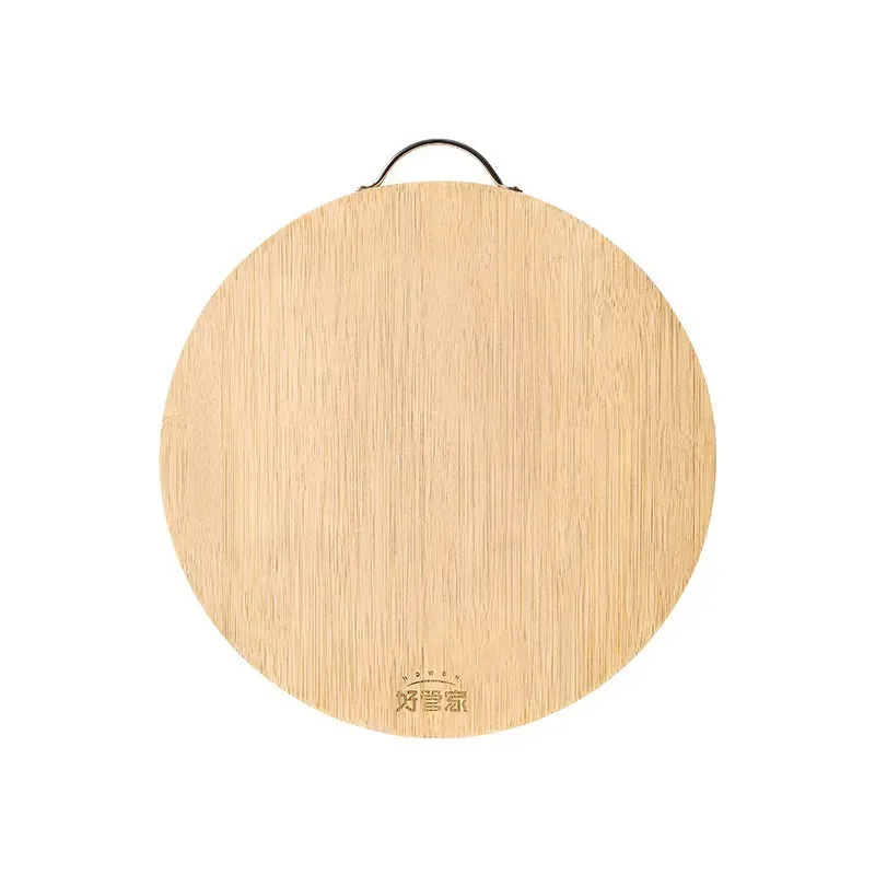 Japon style planche à découper ronde bois de cerisier