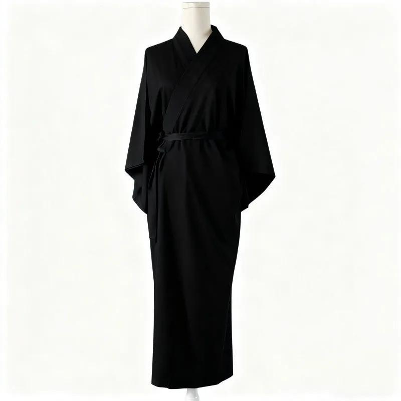 Esprit du Japon robe kimono longue ceinture polyester