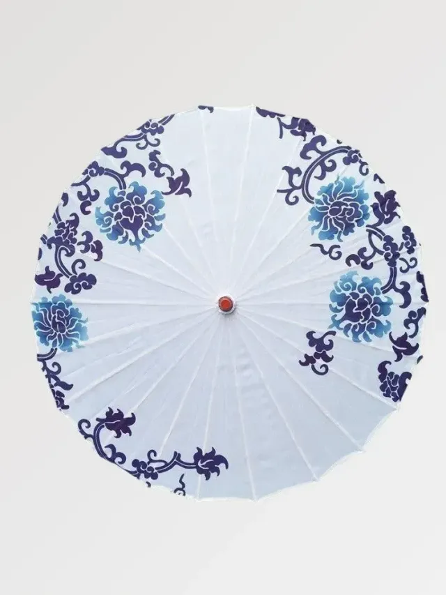 Japon style Ombrelle Japonaise Blanche ‘shiroi’ traditionnelle