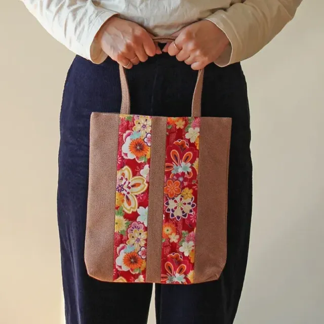 Japon style Motifs Japonais tote bag tissu kimono