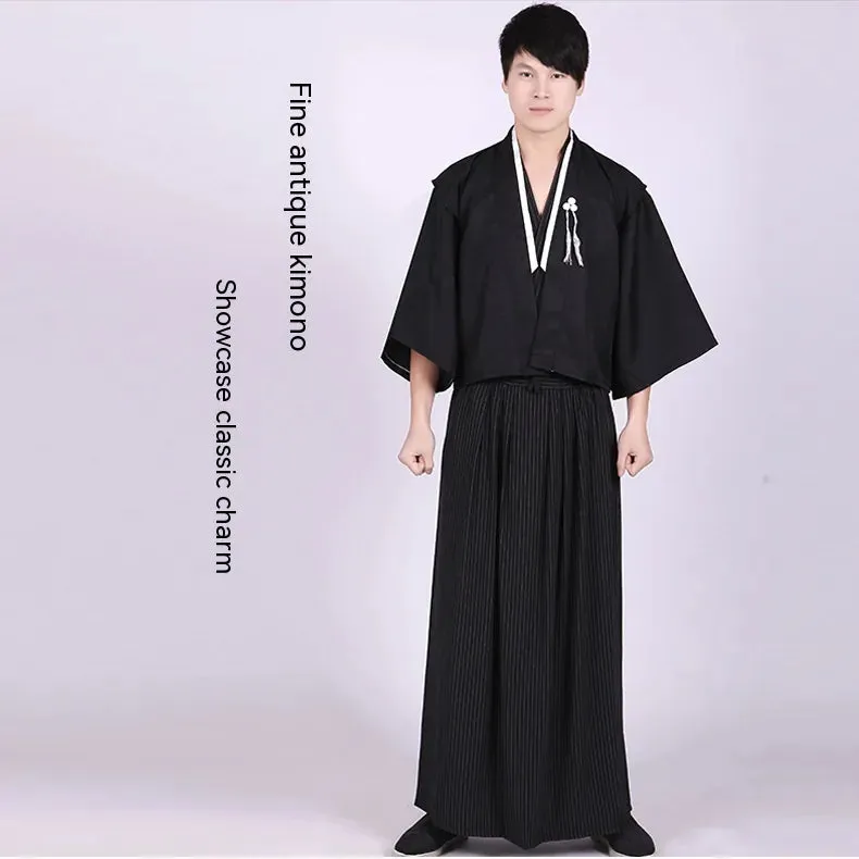 Esprit du Japon Kimono Samouraï Homme ensemble 2 pièces