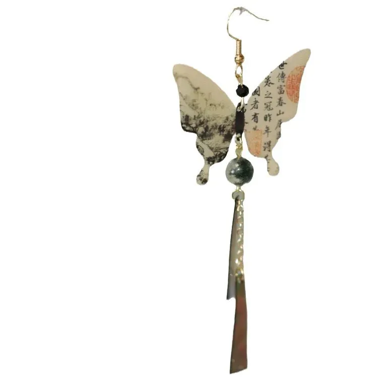 Esprit du Japon boucles d’oreilles papillon pendantes légères