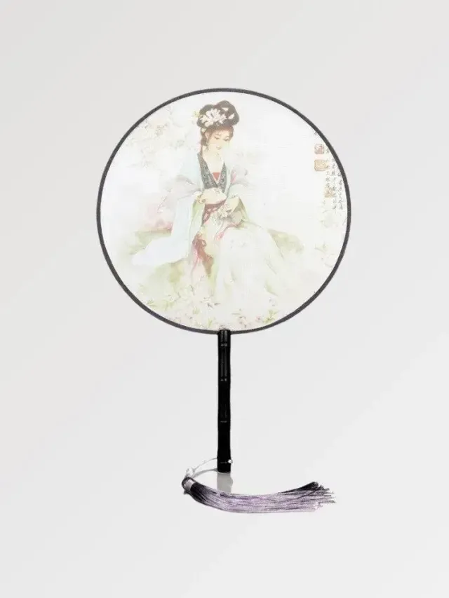 Japon style Geisha iwakura éventail rond geisha
