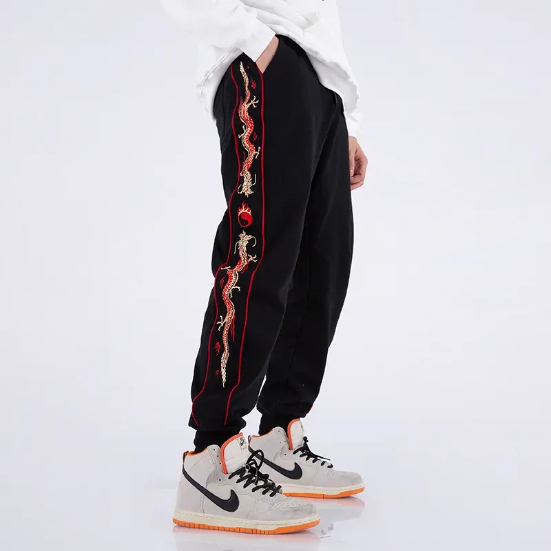 Japon style yy X Drake jogging brodé motif japonais