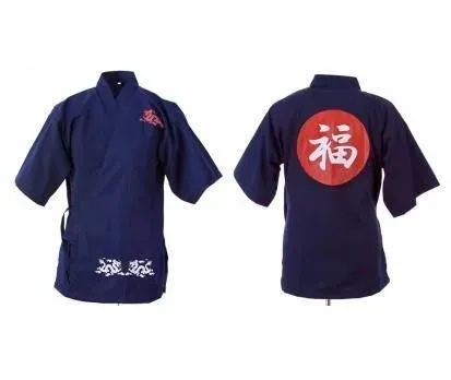 Japon style Otoko veste de chef japonaise coton