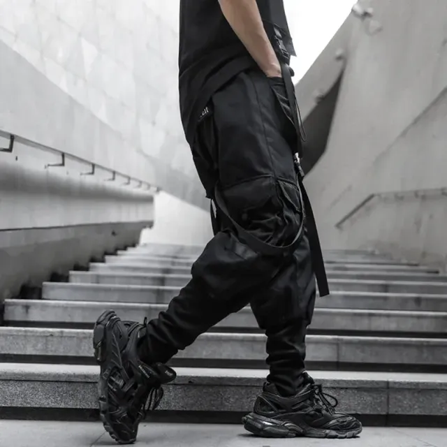 Japon style pantalon cargo Yuzuho poches