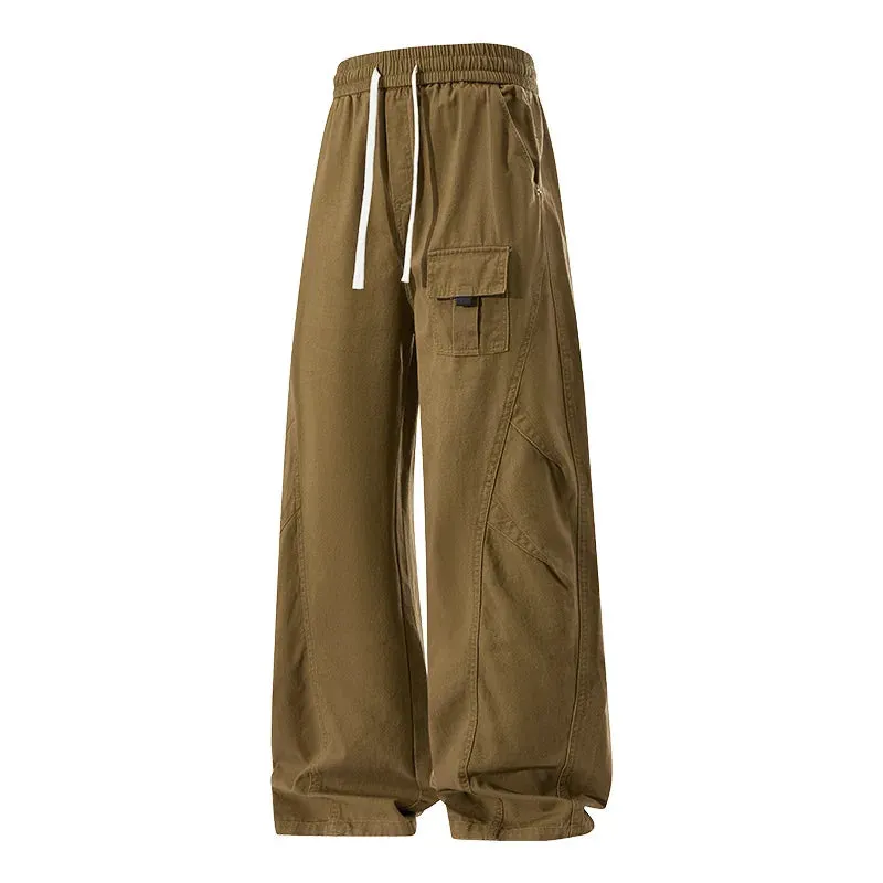 Esprit du Japon pantalon cargo coton large poches