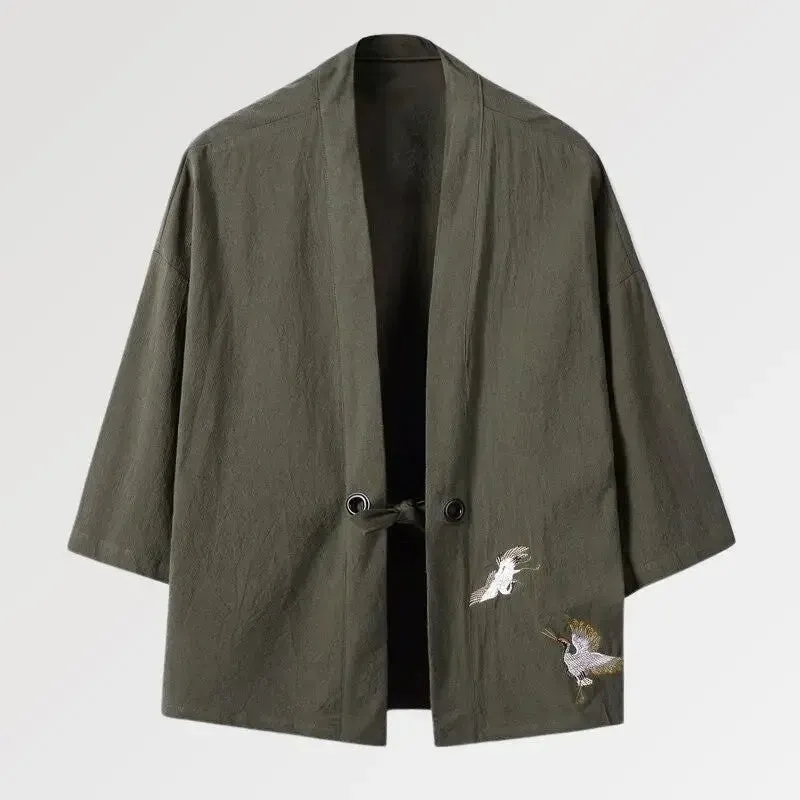 Japon style Kogino veste kimono homme coupe ample