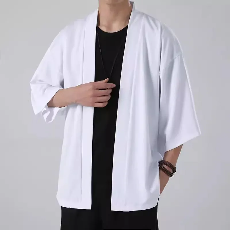 Esprit du Japon veste kimono homme haori coupe ample