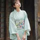 Esprit du Japon Kimono japonais femme vert pastel