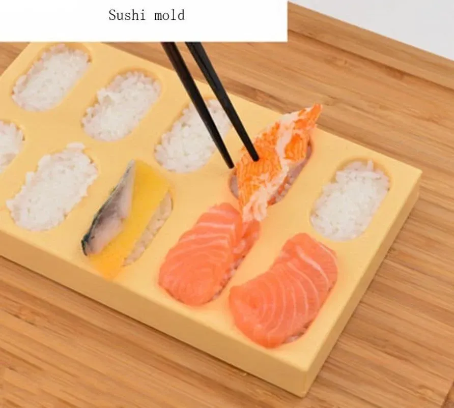 Japon style Nigiri Mold Pack moule à sushi 8 nigiris plastique