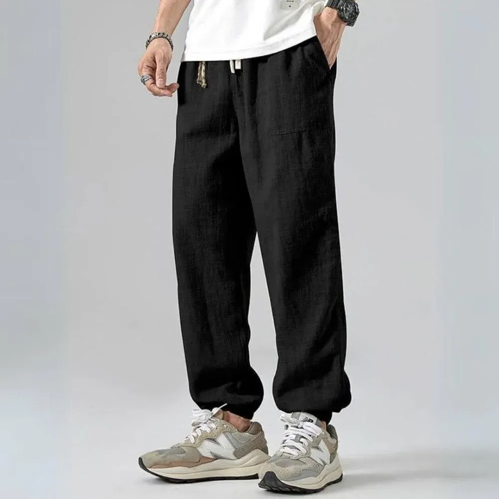 Japon style Natsu pantalon léger confort japonais respirant