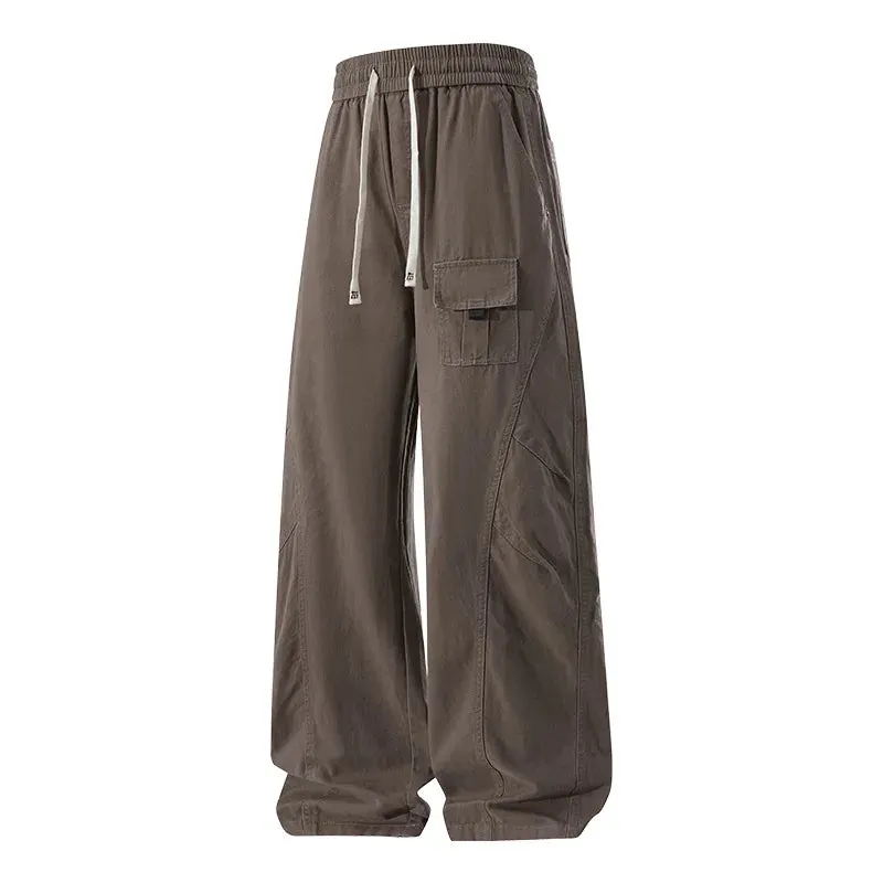 Esprit du Japon pantalon cargo coton large poches
